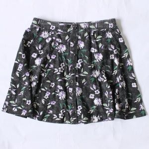 American Eagle Outfitters S Floral Skirt